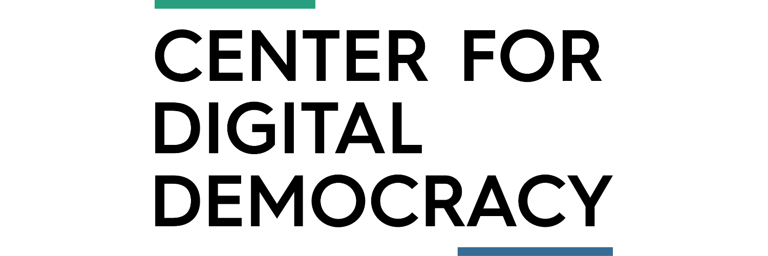 Center for Digital Democracy; banner