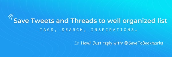 SaveToBookmarks Profile Banner