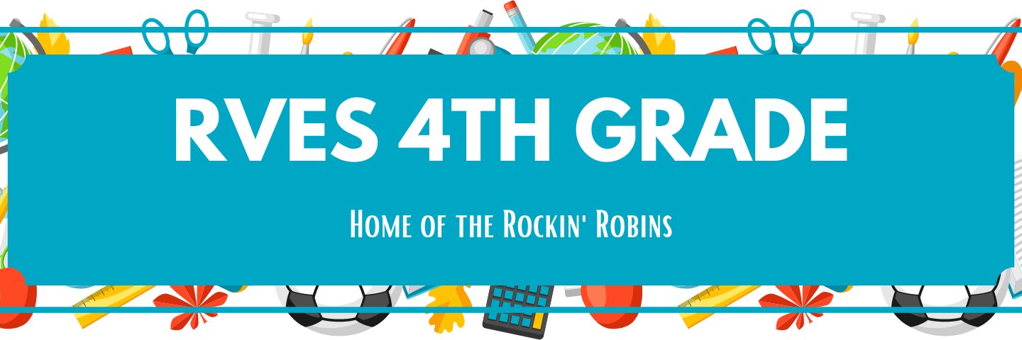 Rolling Valley Rockin 4th Grade banner