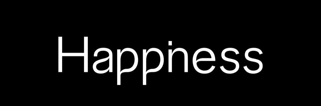 Happiness banner