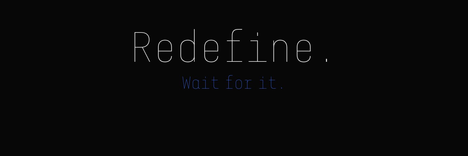 Redefine. banner