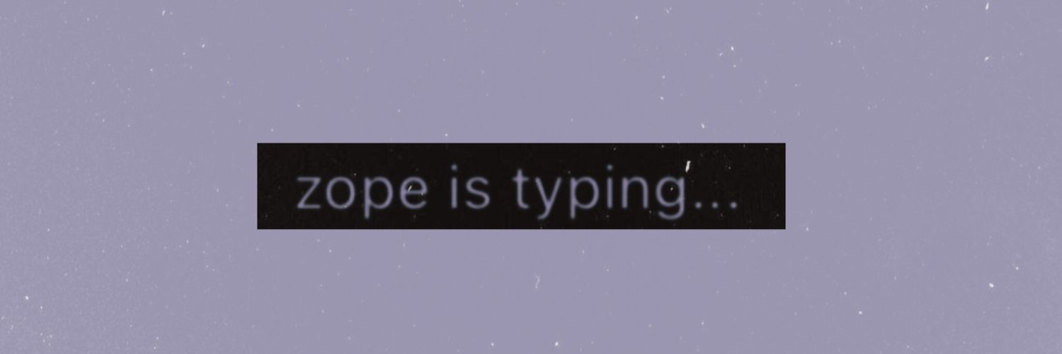 zopeeee's profile banner image
