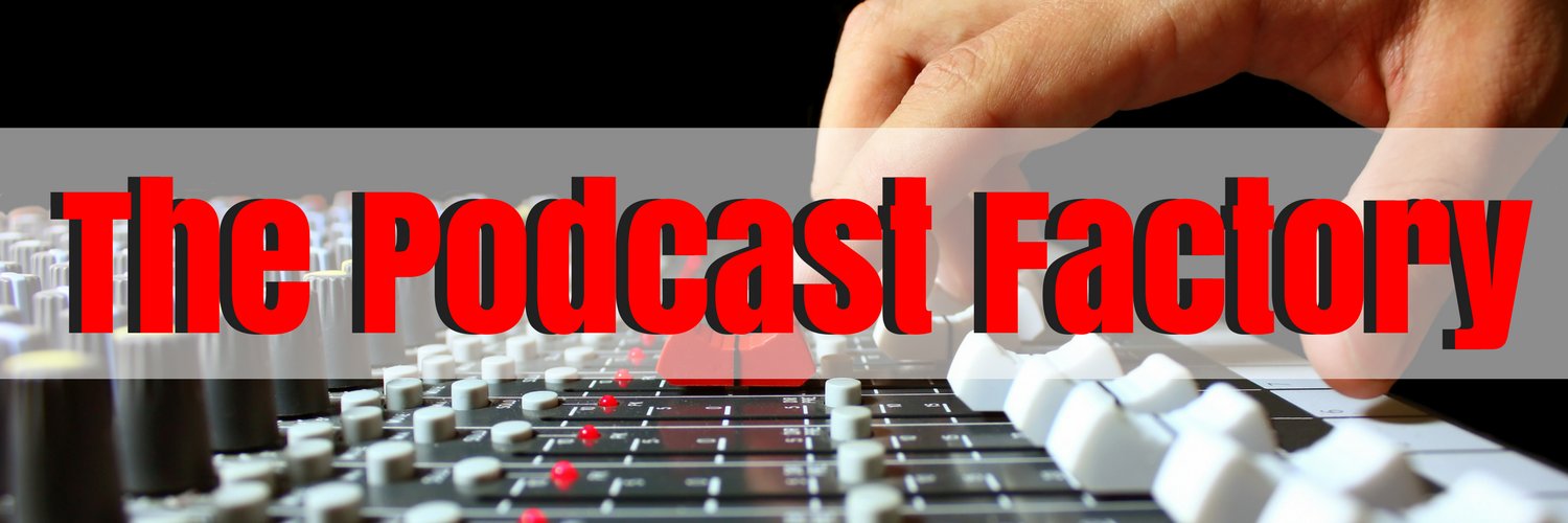 PodcastFactory's profile banner image