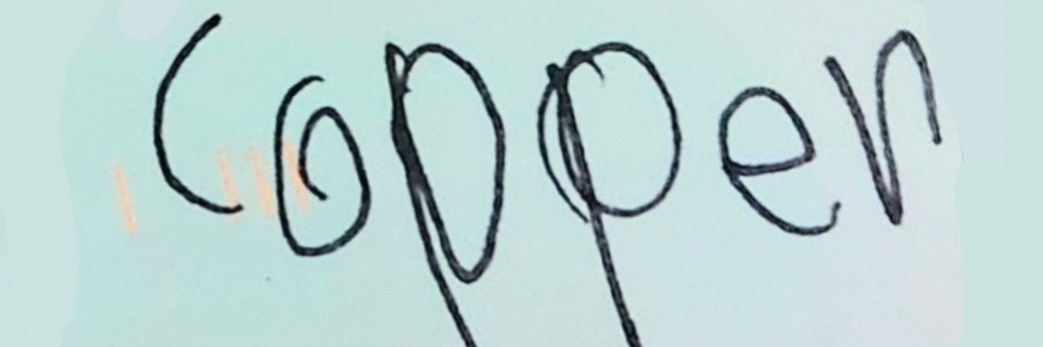 Copper (like the metal) banner