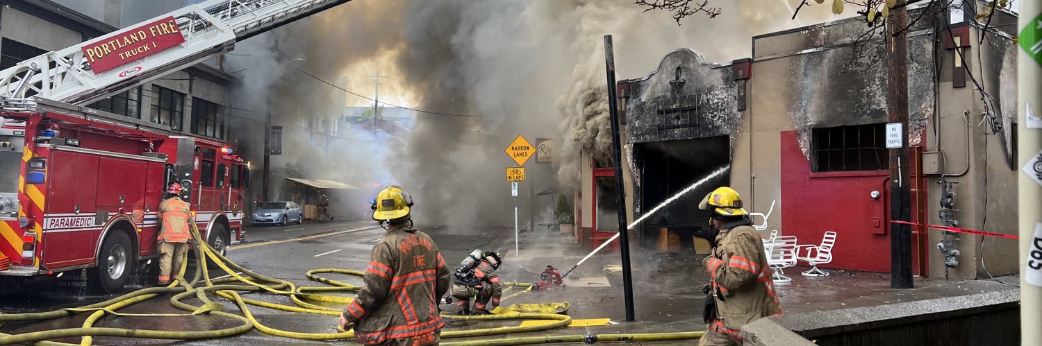 Portland Fire Fighters banner