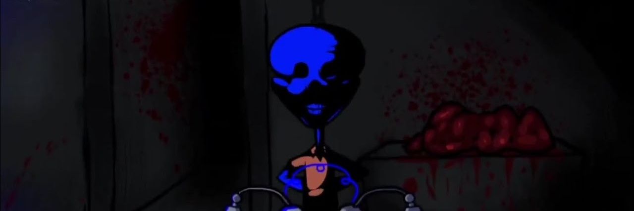 Starved Squidward banner