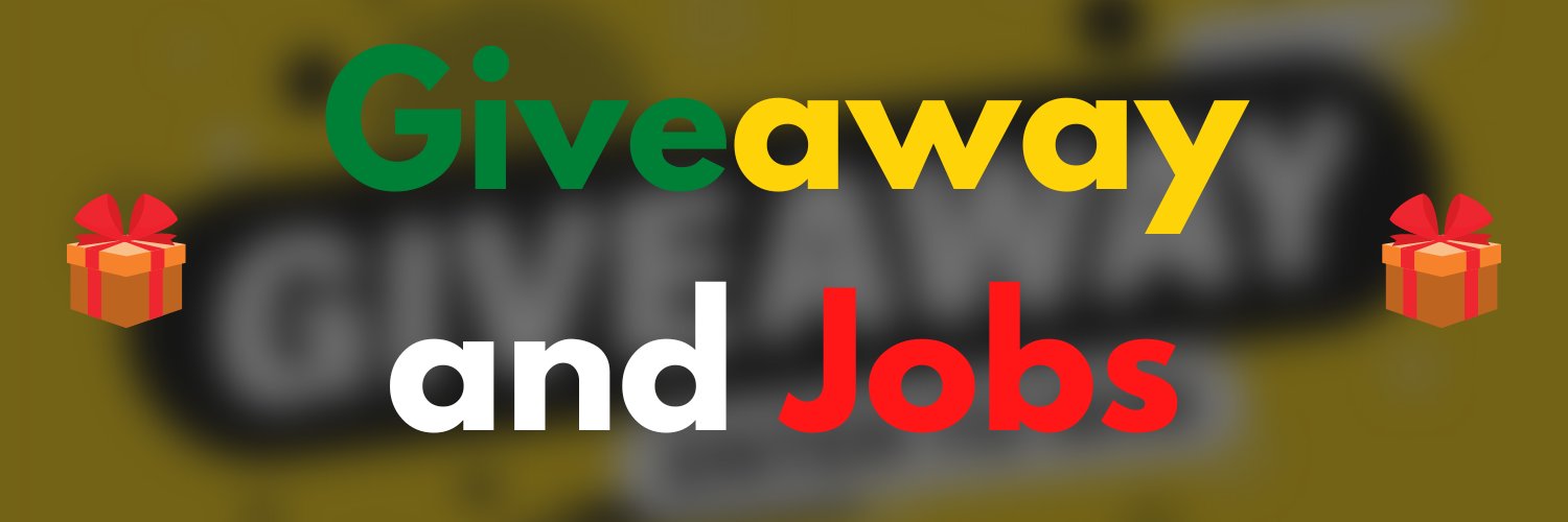 Giveaway and jobs banner