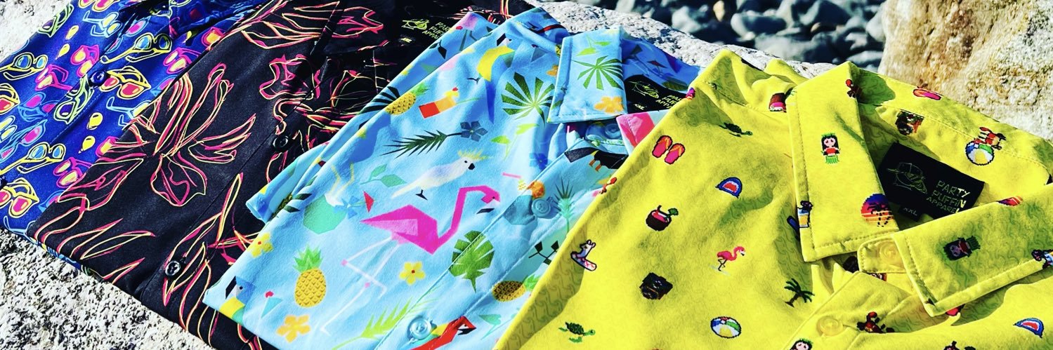 Party Puffin Apparel banner