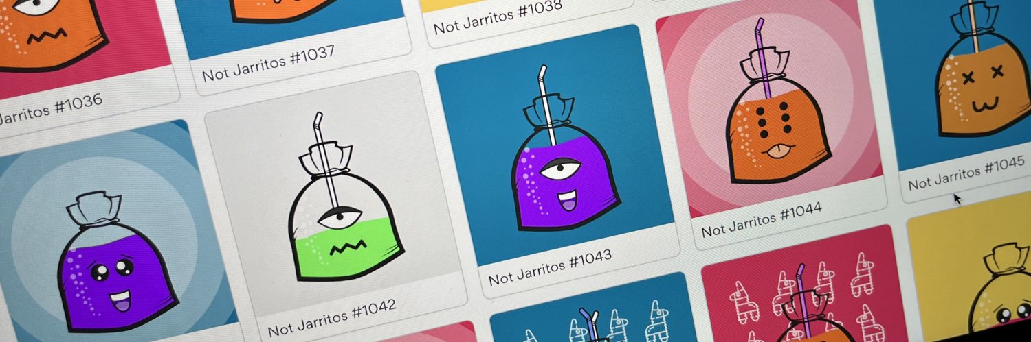 NotJarritos.eth🥤 MINTING-NOW banner