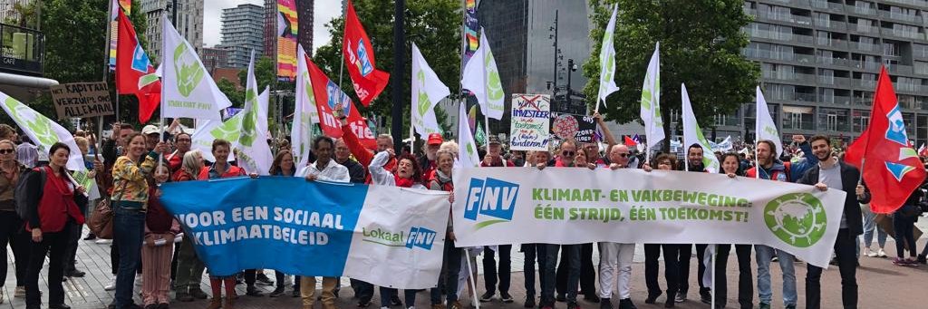 Netwerk Klimaat FNV banner