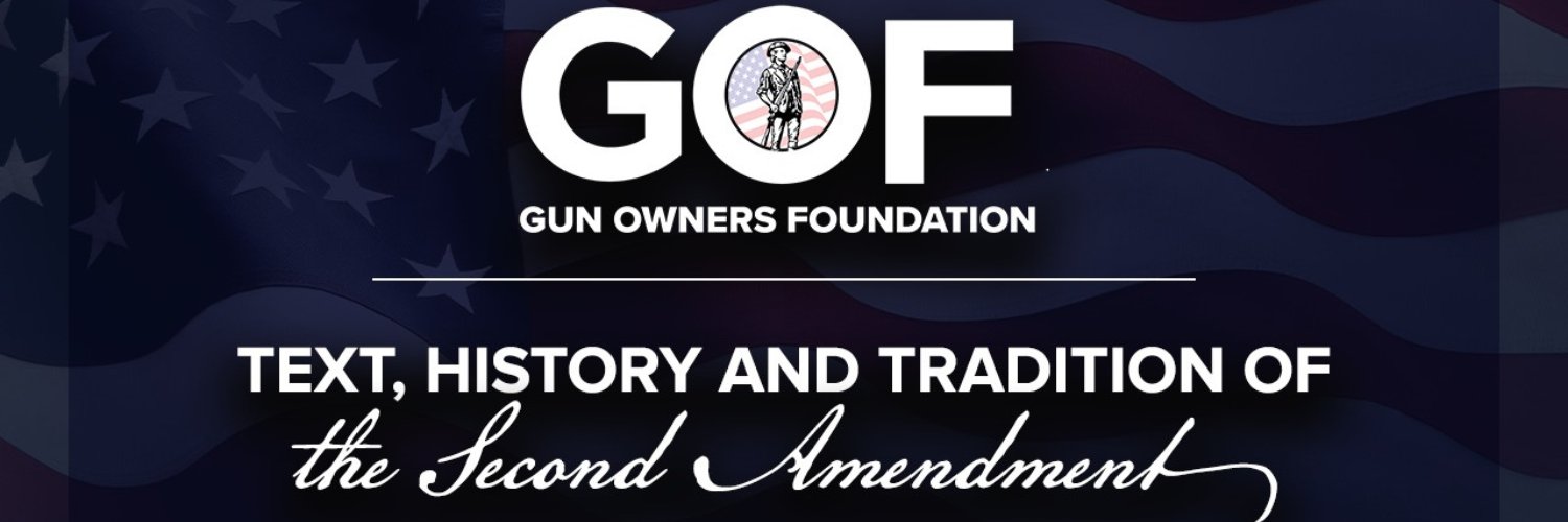 Gun Owners Foundation's banner