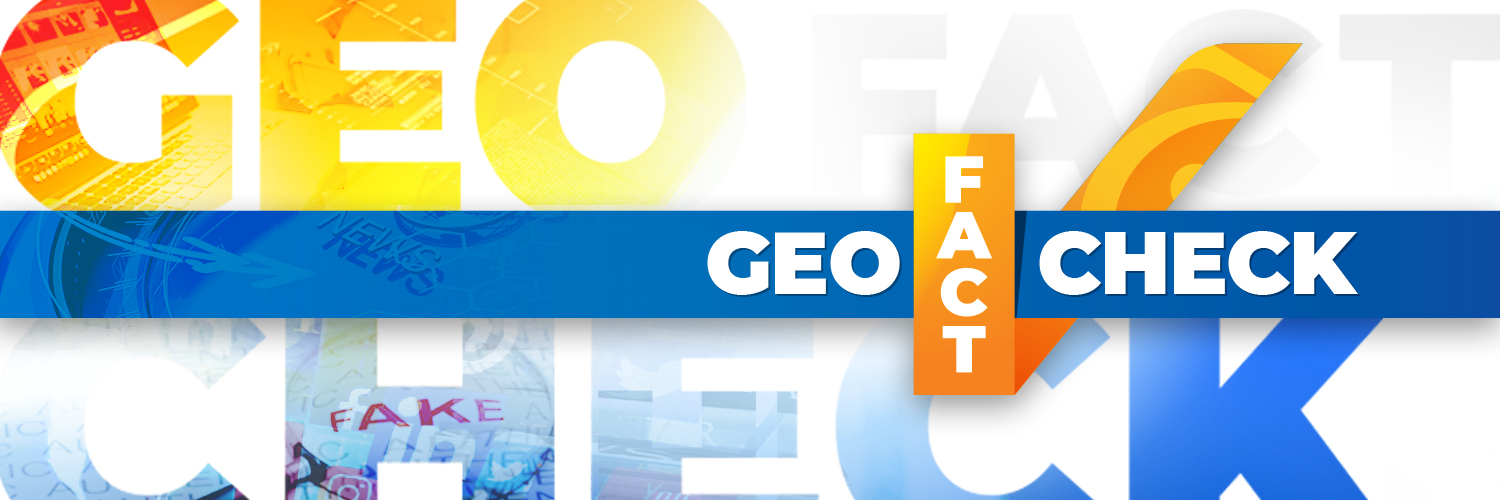 Geo Fact Check's banner