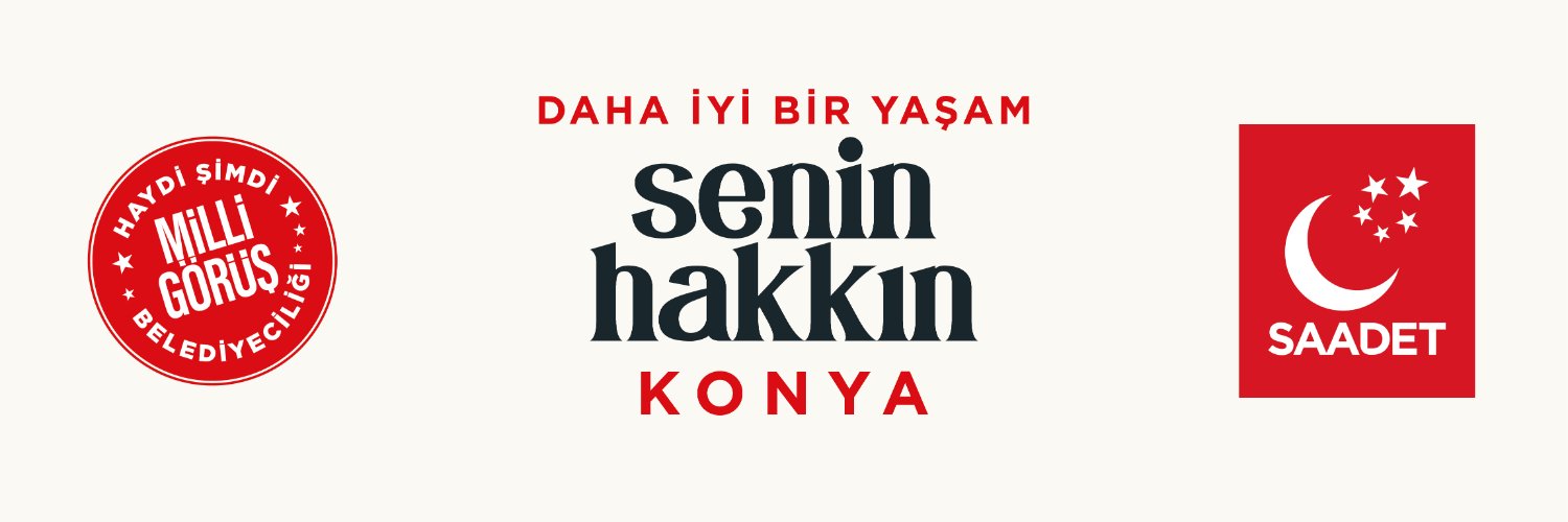 Saadet Partisi Konya Profile Banner