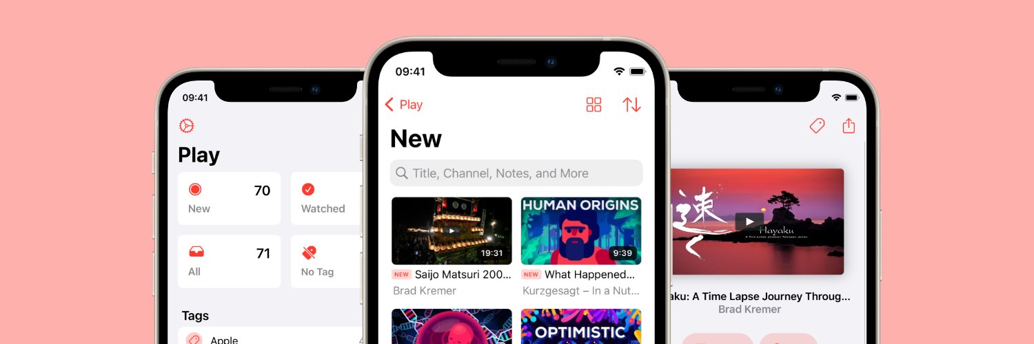 Play: Watch Later App banner