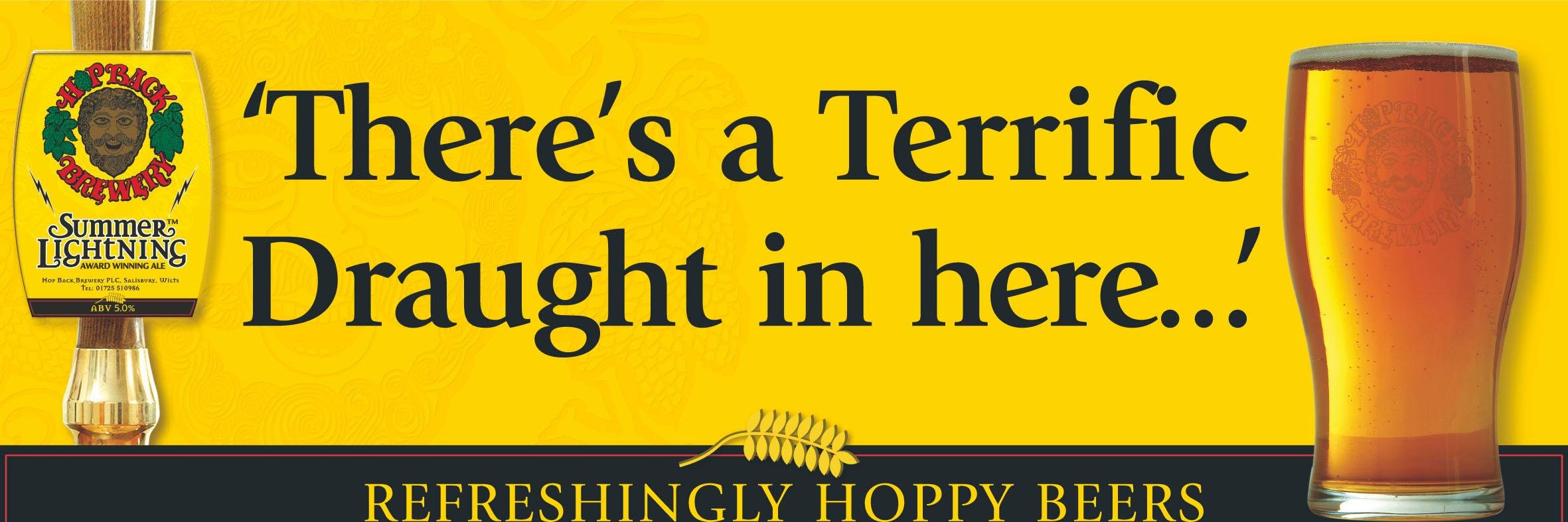 Hop Back Brewery banner