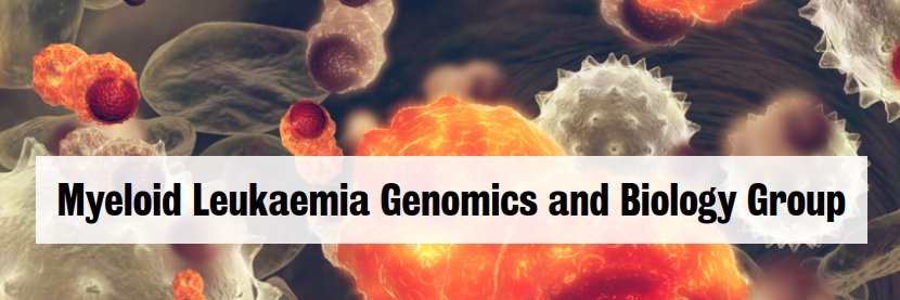 Myeloid Leukaemia Genomics and Biology Group banner