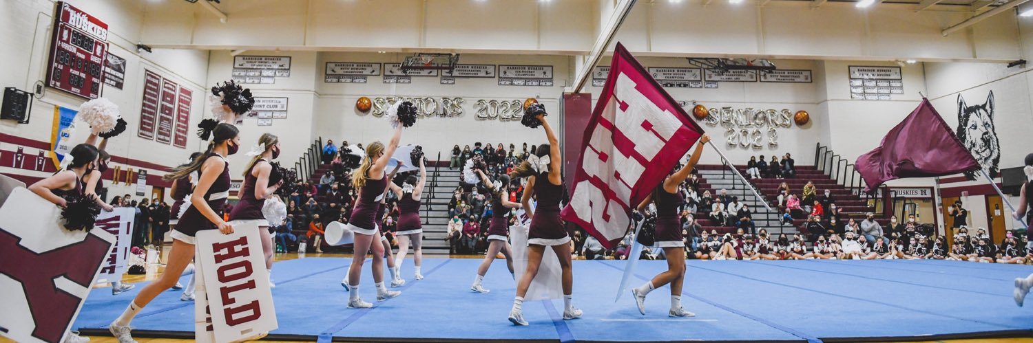 Harrison Cheer banner