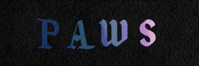 PAWS banner