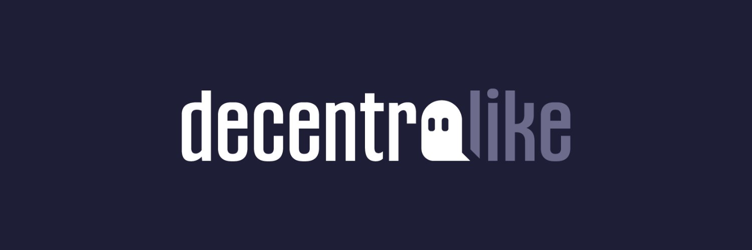 DecentraLike banner