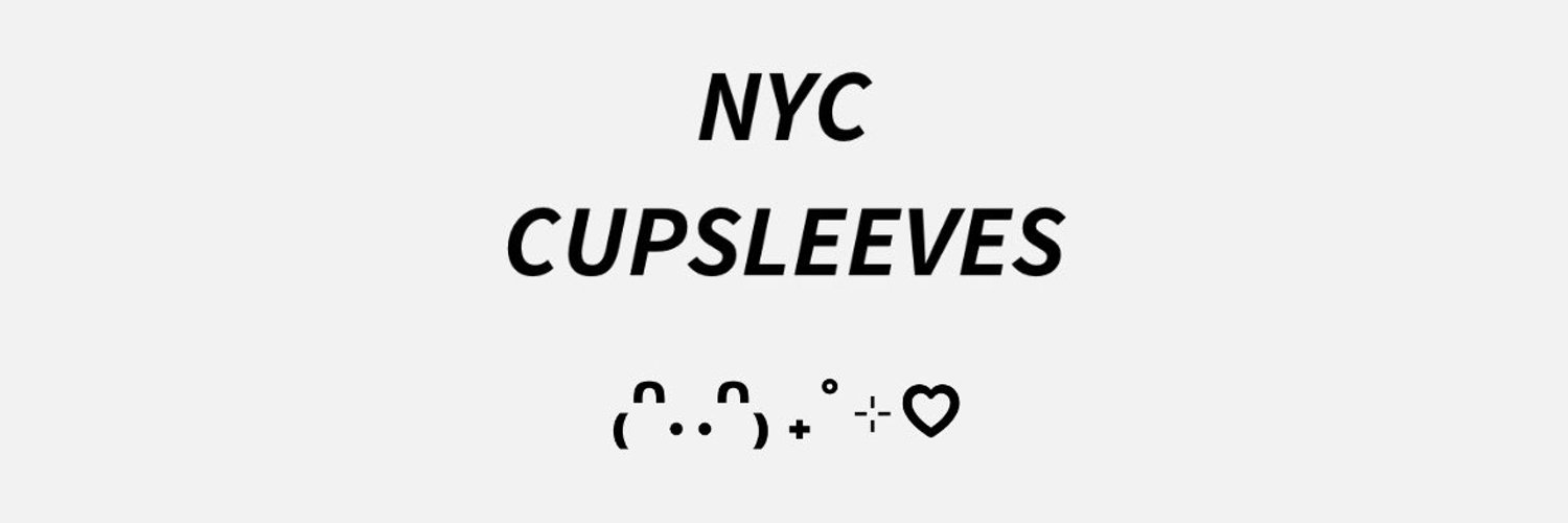 NYC CUPSLEEVES Profile Banner