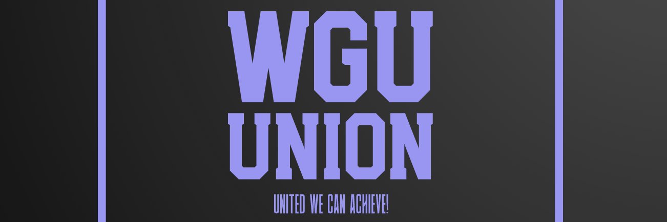 WGU Union banner