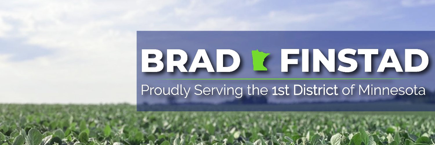 Congressman Brad Finstad banner