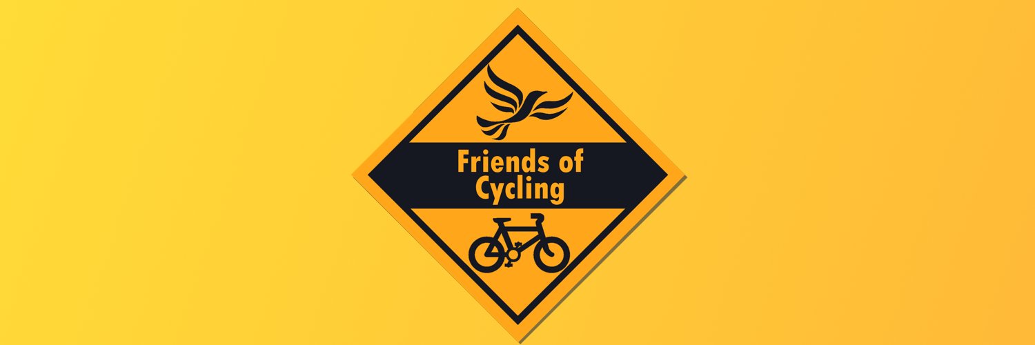 Lib Dem Friends of Cycling 🔶🚲 banner