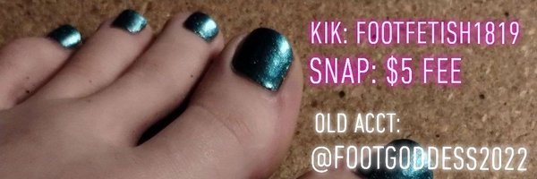 FootGoddess1k Profile Banner