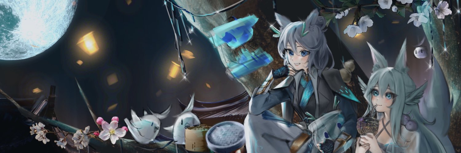 狼過Yobu🖤 & 喲米Yomi🤍【雙人勢HKVtuber】｜往1000訂前進中！ banner