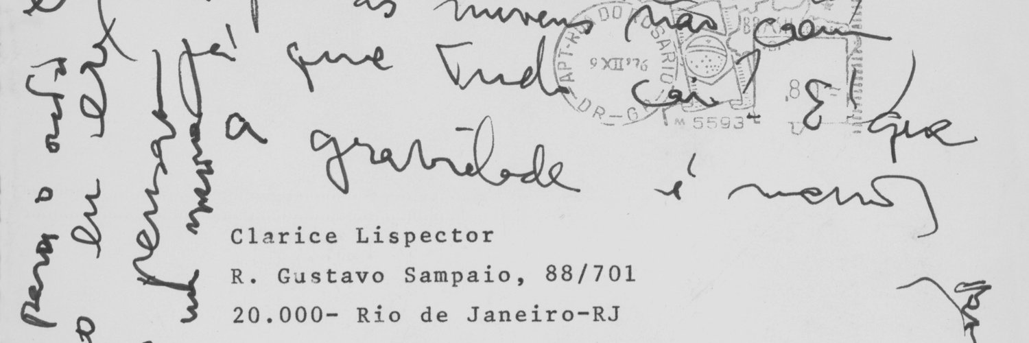 clarice lispector bot banner