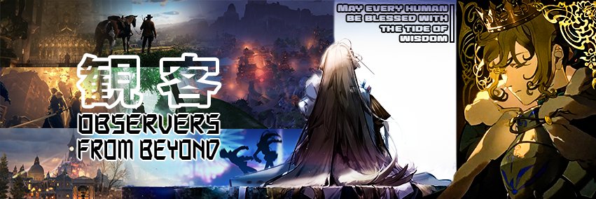 Observers from Beyond's banner