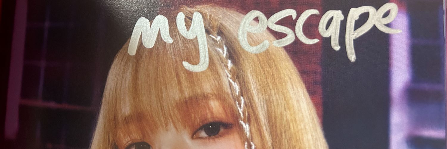 𝒎𝒚 𝒆𝒔𝒄𝒂𝒑𝒆 banner