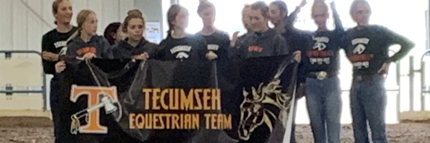 Tecumseh High School Equestrian Team banner