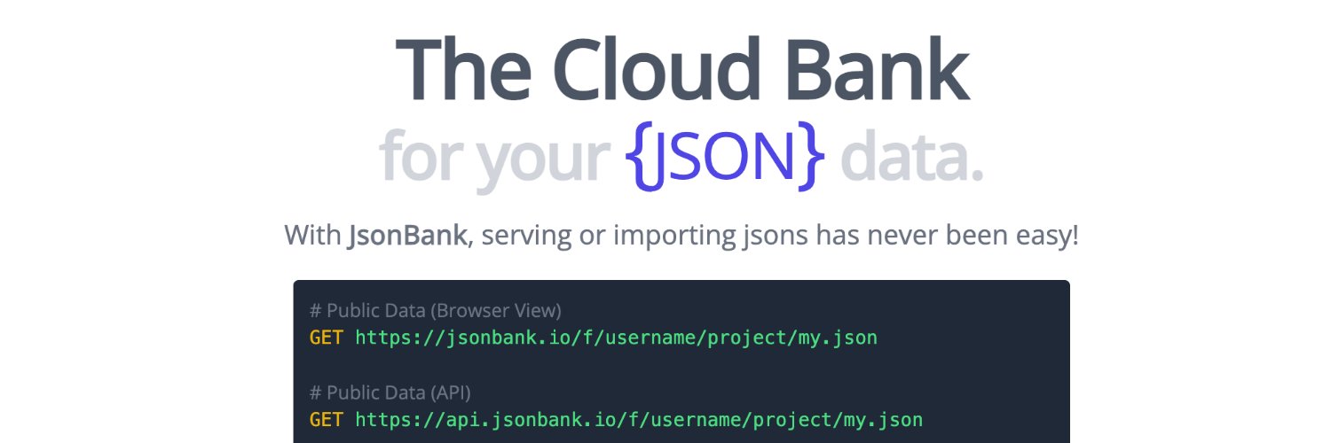 JsonBank.io {"BETA": true} banner