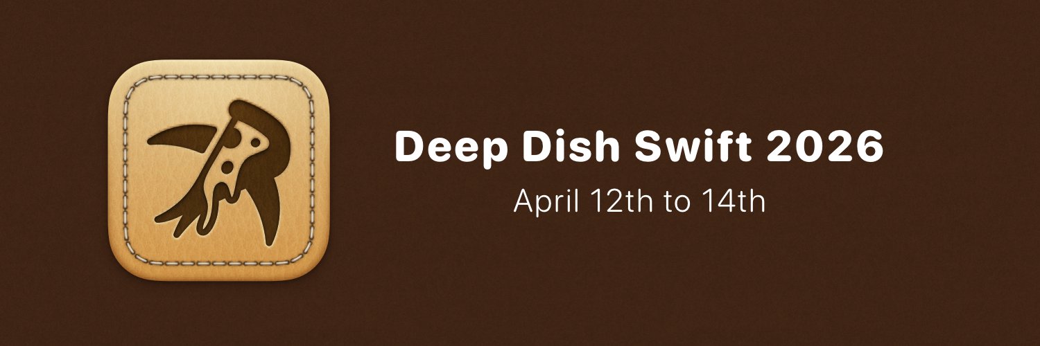 Deep Dish Swift 🍕 2026 banner