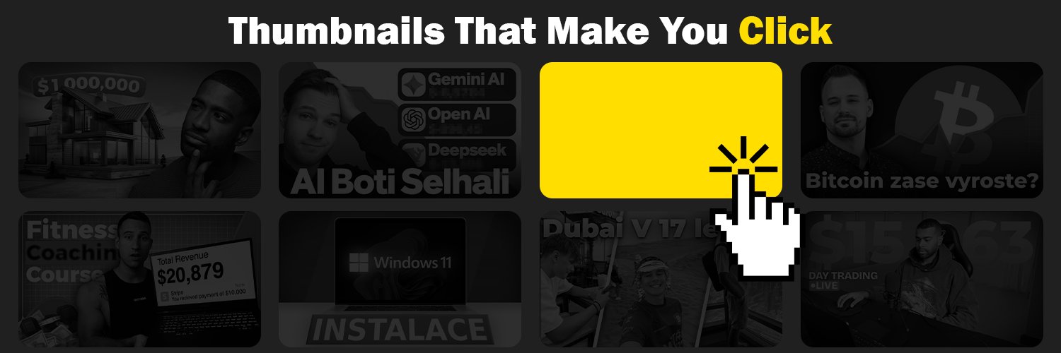 Tomas | Thumbnail Designer banner