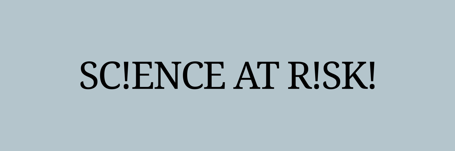 Science at risk banner