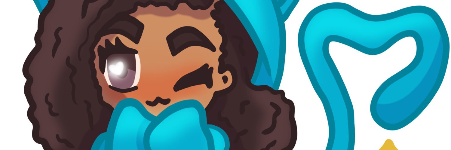 Melli 😘👾✍🏽 art commissions open banner
