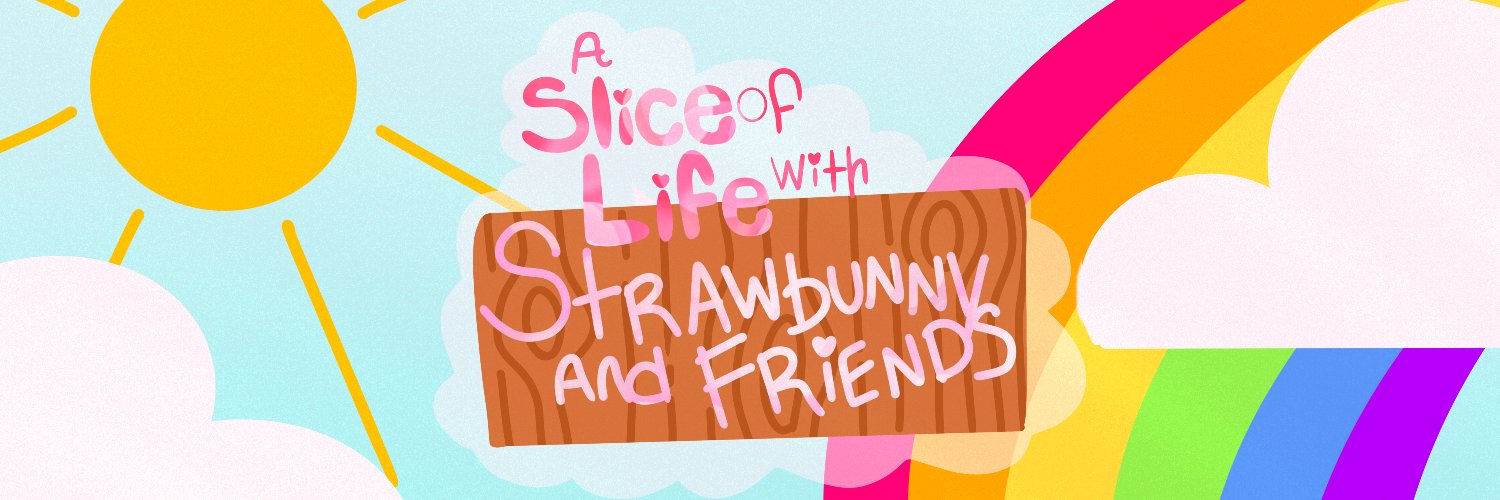 Strawbunny & Friends 🌈☀️ Profile Banner