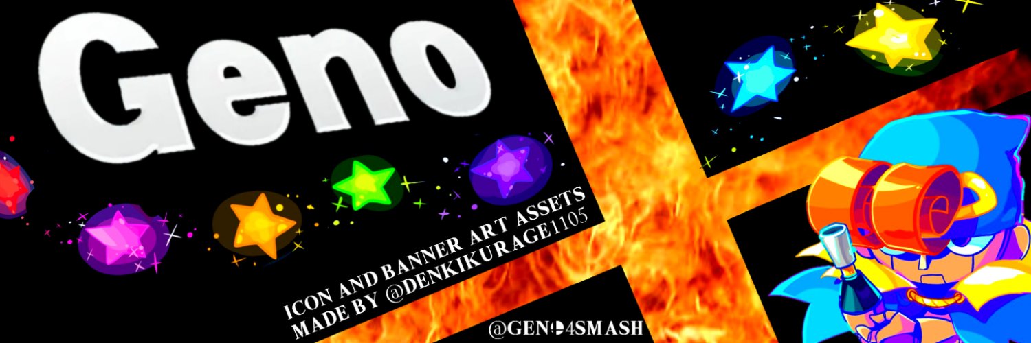 Geno 4 Smash & Mario Kart World's banner
