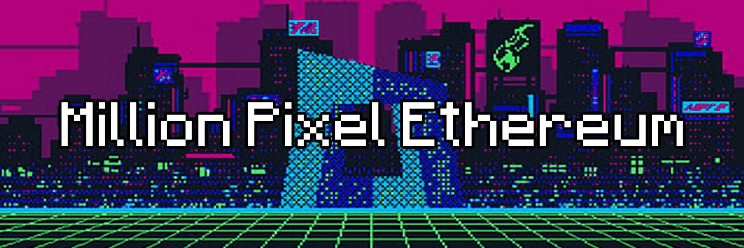 Million Pixel Ethereum banner