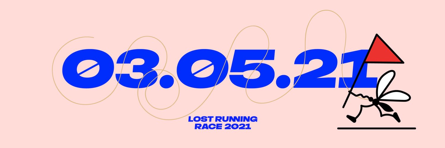 LOST RUNNING CLUB banner