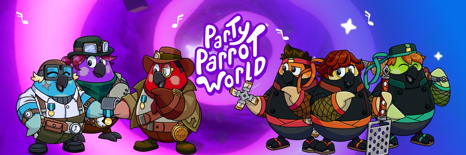 Party Parrot World Profile Banner