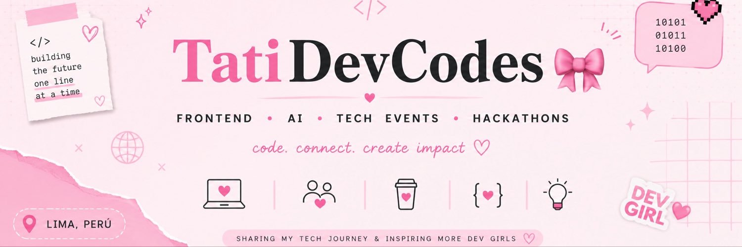 tatianadevcodes's profile banner image