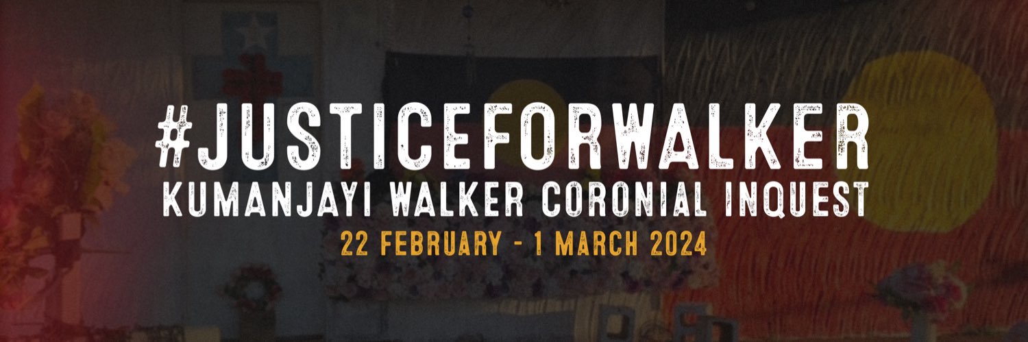 Justice for Walker banner