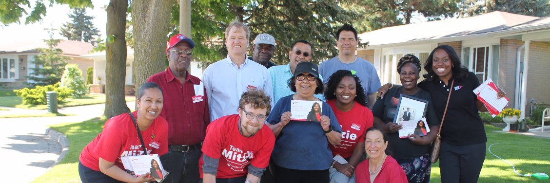 Vote Mitzie Hunter banner