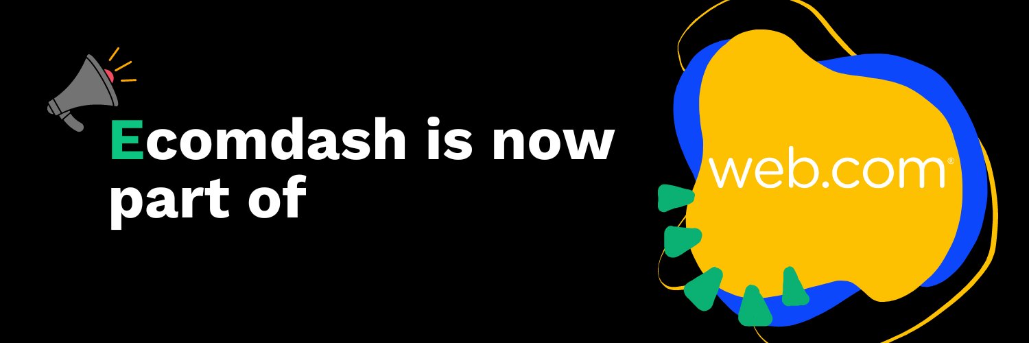 ecomdash (Now Web.com) banner