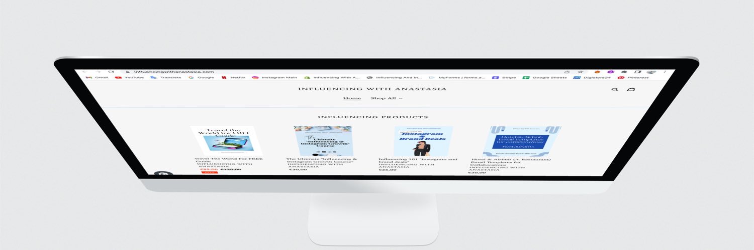 Influencing With Anastasia banner