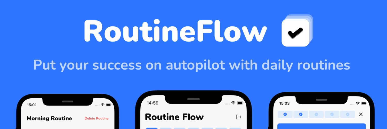 RoutineFlow banner