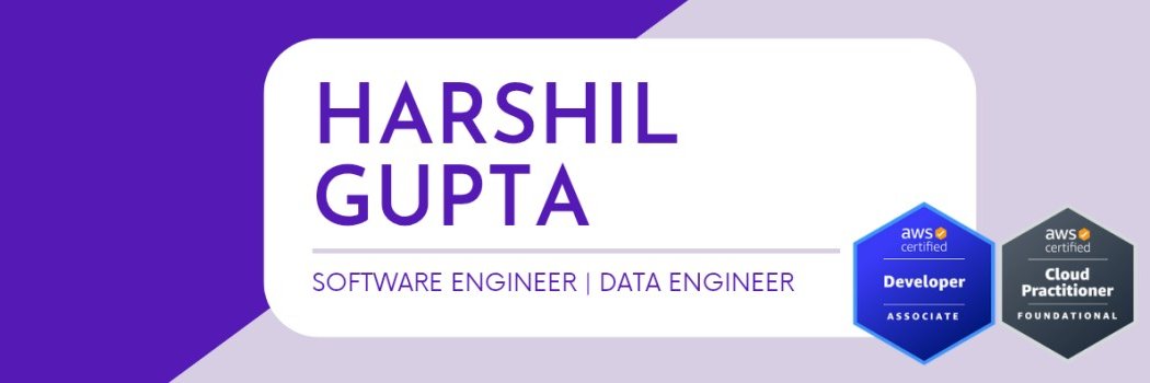 Harshil Gupta banner